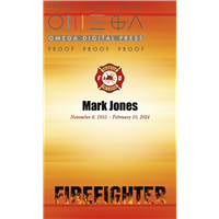Firefighter Prayer Card