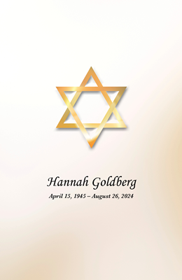 Ivory Jewish Prayer Card