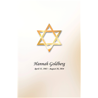 Ivory Jewish Prayer Card