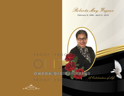 Doves and Roses Program Prayer Card Package