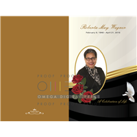Doves and Roses Program Prayer Card Package
