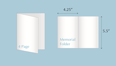 Custom Memorial Folder