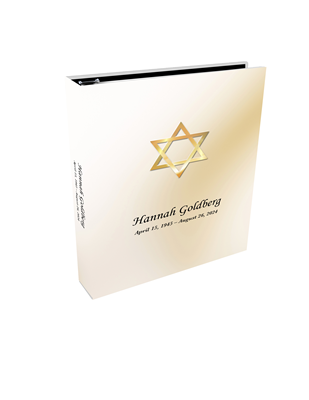 Ivory Jewish Register Book Package