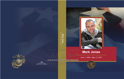 US Marine Formal Military Heirloom Register Book