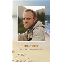 Template Prayer Card