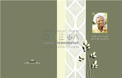 Olive Leaves Heirloom Register Book