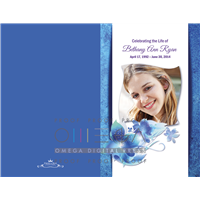 Blue Whimsy Program Prayer Card Package