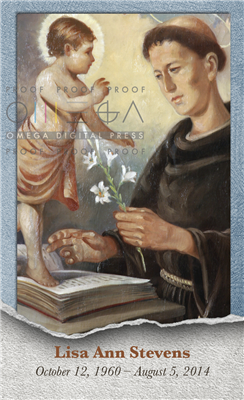 Saint Anthony Prayer Card