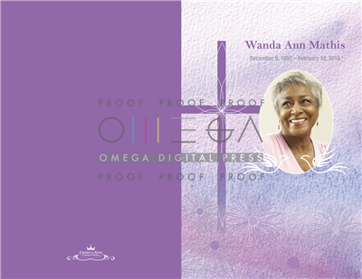 Watercolor Cross Program Prayer Card Package
