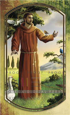 Saint Francis Prayer Card