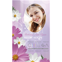 Pastel Daisy Prayer Card