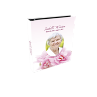 Pink Flowers Register Book Package